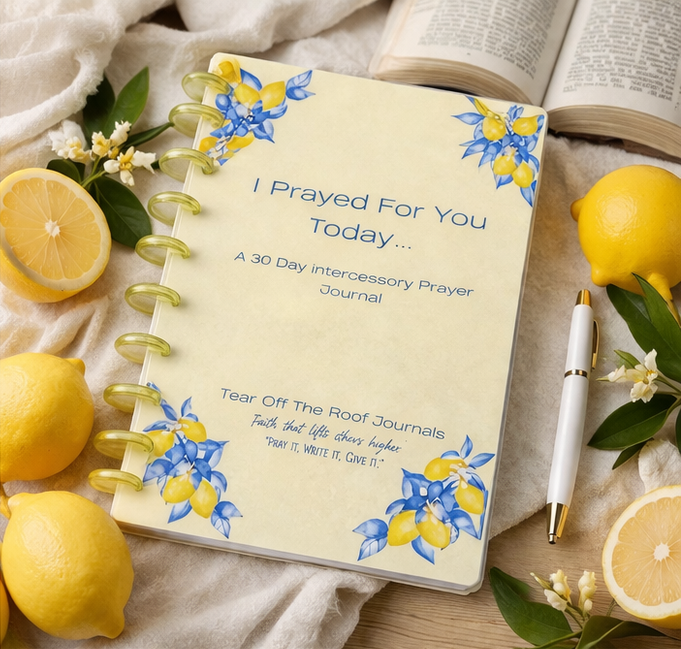 I Prayed For You Today... A 30-Day Intercessory Prayer Journal